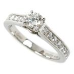 CARTIER カルティエ Pt950 ソリテール 1895 ハーフエタニティ リング・指輪 CRN4161048 ダイヤモンド 8号 48 3.7g レディース 中古 美品