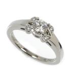CARTIER カルティエ Pt950プラチナ バレリーナ リング・指輪 CRN4198048 ダイヤモンド0.30ct 8号 48 4.5g レディース 中古 美品