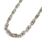 TIFFANY&amp;Co. ティファニー シルバー925 スモール ハードウェア リンク ネックレス 60153093 44.9g 45.5cm ユニセックス 中古