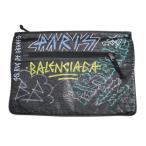 BALENCIAGA Balenciaga graph .ti Explorer клатч черный 535334 мужской б/у 