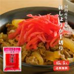 国産生姜 紅しょうが千切り 45ｇ×5 ゆうパケット送料無料 国産 生姜 紅生姜 千切り 漬物 坂田信夫商店