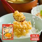 サクサク味付け極しょうが 110g×6 送料無料  国産 酢しょうが ショウガ おかず生姜 ふりかけ ご飯の友 坂田信夫商店