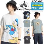 メール便で送料無料 Disney ディズニー Mickey Mouse(ミッキーマウス) 半袖 Tシャツ メンズ ドナルドダック プリント クルーネック カットソー ドナルド