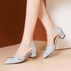 ストラップ パンプス 痛くない 結婚式 脱げない 5cmヒール ピンヒール ポインテッドトゥ 美脚 黒 ゴールド 靴 歩きやすい 疲れない レディース セパレート