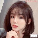 格安 ボブウィッグ 自然な人毛100%フルウィッグ かつら 人毛 自然 医療用 円形 脱毛症 ボブ ミディアム ショート 株式会社S&L レディース