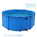  раунд парусина . рыба . бассейн металлический держатель имеется большой складной детский бассейн аквариум обыкновенный карп. разведение . сельское хозяйство для S&L установка . простой цвет : синий размер : 2X1M/3100L)
