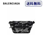 [正規品]送料無料 BALENCIAGA バレンシアガ HEEL BELTPACK ブラック ウエストバッグ ボディバッグ メンズ 533009-9MIPN-1090