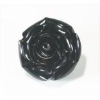 ジェット　薔薇のブローチ兼ペンダント（中型）<御買上済み。有難う御座いました。>