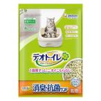 ◆デオトイレ 猫砂 システムトイレ 4L 無香料 鉱物系 消臭・抗菌 サンド ゼオライト 飛び散りにくい 掃除ラク ユニチャーム