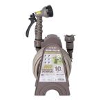 コーナン オリジナル LIFELEX ミニホースリール 10m巻 LFX09-3951 アースグレー 10m 約幅220×奥行123×高さ382mm