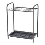  угловой n оригинал LIFELEX железный стойка для зонтов 15шт.@ разница . матовый чёрный покраска 