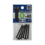 八幡ねじ さらタッピング 黒 4×40mm 4X40mm