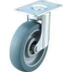 【メーカー直送T】トラスコ中山(TRUSCO)　こまわり君用省音キャスター　Φ７５エラストマー車　自在  TYEF-75ELB