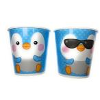 かき氷カップ 紙コップ 14オンス 403ml オカメペンギン 200個 SM-400PP 業務用 紙製