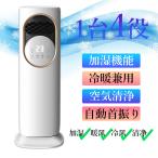 冷風機 扇風機 冷暖風切替 加湿機能 左右首振り DCモーター 保冷剤付き 空気清浄 冷暖兼用 リモコン付き 風量3段階 静音 換気 梅雨 冷房 暖房 3Lタンク 2025