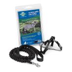  домашнее животное safe легкий walk кошка для Harness & банджи Lead M черный 