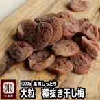 ドライフルーツ 梅干し 干し梅 ほし梅 種抜き 種なし 1kg 特選 大粒 果肉ふっくら しっとり お茶請けに