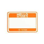 【アウトレット】キャンプ テーブル チェア ヘリノックス Hello my name is パッチ ハンターオレンジ 19759017