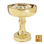 寺院用仏飯器 口径：2寸5分 高さ：8.