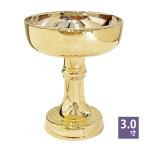 寺院用仏飯器 口径：3寸 高さ：11.5cm