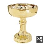 寺院用仏飯器 口径：5寸 高さ：17.8cm