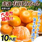 みかん 有田 10kg ご家庭用 秀逸有田みかん 和歌山産 温州 蜜柑 ミカン mikan 送料無料 食品