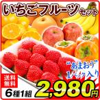 あまおう入り フルーツセット 6種1組 ご家庭用 送料無料 食品