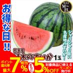 スイカ 熊本産 植木のすいか 1玉 送料無料 食品