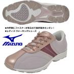  Mizuno MIZUNO/ дамский прогулочные туфли /LS801/ цвет : розовый /B1GF183164/ пара ширина :3E / внутри сторона застежка-молния имеется ... надеть обувь простой / женский 