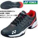 ショッピングテニスシューズ ヨネックス YONEX/テニスシューズ/パワークッション チーム GC/SHTTGC 661/グレー×レッド/足幅：3E/クレー・砂入り人工芝コート/男女兼用モデル