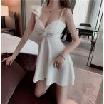 レディースワンピースノースリーブシ...