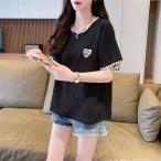 レディース Tシャツ 半袖 丸首 カジュアル服 学生 ス