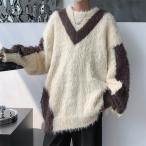 セーター メンズセーター ニット 上着 長袖 クールネック カットソー カジュアル服 コンフォート プルオーバー 柔らかい 秋冬 オシャレ 男子トップス