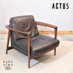 ACTUS actus HORSE SHOE шланг колодка красное дерево материал кожа arm диван одиночный диван Северная Европа стиль натуральный натуральная кожа FA310
