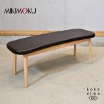 MIKIMOKU Miki mok дуб материал bench длина стул натуральное дерево натуральный простой Cafe вкус Северная Европа стиль 2 -местный обеденный FK407