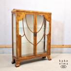  Британия античный дисплей шкаф витрина три поверхность стекло a-ru декоративный элемент Classic elegant полка витрины запад мебель способ GA332