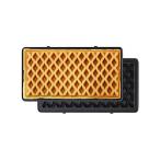 BRUNO голубой no решётка тостер для бутербродов двойной для вафля plate BOE084-WAFFLE