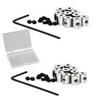 KALOLINNA значок. булавка bachi винтового типа catch застежка металлические принадлежности 20 шт. комплект 6×5mm серебряный цвет DIY детали значок // галстук аксессуары sa