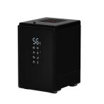 ショッピング加湿器 山善 加湿器 加熱式 スチーム式 上部給水 キューブ型 湿度センサー 転倒防止 間接照明 寝室 チャイルドロック 自動運転 ブラック BEAR-