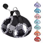 KUVEELA PET маленький размер собака кошка средний собака шлейка с поводком комплект тяга трос . данный . шлейка собака одежда отражающий свет полоса имеется сетка ..