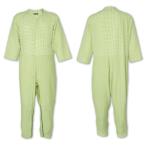  уход комбинезон пижама женщина мужчина передний открытие .... меры простой подгузники ... зеленый S размер BB001GRS