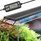 hygger 水槽ライト LEDリウムライト 90-105CM対応 新開発のDIYモード WRGB割合を調整可能 LCDディスプレイ 8色白/赤