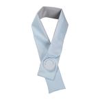 グローバル・ジャパン Icy氷嚢マフラー 暑さ対策 首元 アイシング 氷のう クールタオル 冷感マフラー ひんやり (パールブルー L)