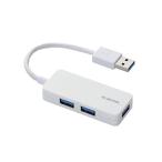  Elecom USB3.0 ступица 3 порт автобус энергия белый U3H-K315BWH