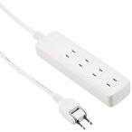  Elecom разветвитель . защита swing штекер 4 выход 2.5m белый T-K1A-2425WH