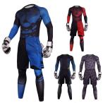 サイクルジャージ 3枚組 コンプレッションウェア 上下セット 加圧シャツ ハーフパンツ ロングタイツ トレーニング ランニングウエア メンズ 父の日
