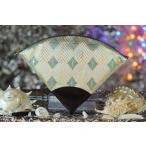 クラッチバッグ 扇形 西陣 金襴正絹 岡本織物株式会社