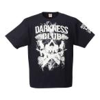 大きいサイズ メンズ 新日本プロレス EVIL「DARKNESS CLUB」半袖Tシャツ キングサイズ メンズ  3L 4L 5L 6L