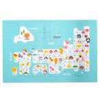 KOKUBO ванна постер ..... ванна постер развивающая игрушка ванна карта Японии маленький . гарантия промышленность место 