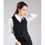 在庫処分セール！！2480円！フォーマルベスト女性コートレディース事務服ジレベスト弁護士スーツベスト通勤ビジネスオフィス就活サラリーマンチョッキ春秋冬